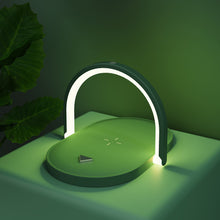 Load image into Gallery viewer, Night Light Wireless Charger 15W Fast Charge with Mobile Phone Stand
