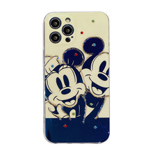 Load image into Gallery viewer, iPhone 12 / 11promax Blue light black-and-white Mickey  iPhone 12 / 11promax phone case
