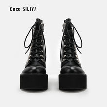 Load image into Gallery viewer, Women&#39;s Boot Chain Platform Shoes
