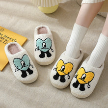 Load image into Gallery viewer, Love Korean  Winter Couple Cotton Slippers
