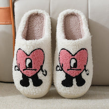 Load image into Gallery viewer, Love Korean  Winter Couple Cotton Slippers
