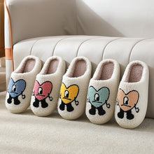 Load image into Gallery viewer, Love Korean  Winter Couple Cotton Slippers
