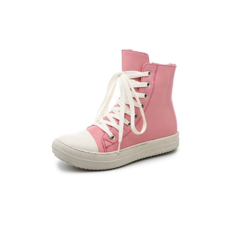 INS™️ Pink High Top Womens Sneakers