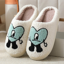 Load image into Gallery viewer, Love Korean  Winter Couple Cotton Slippers
