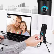 Load image into Gallery viewer, Professional USB Condenser Microphones For PC Computer Laptop Singing Gaming Streaming
