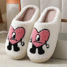 Load image into Gallery viewer, Love Korean  Winter Couple Cotton Slippers
