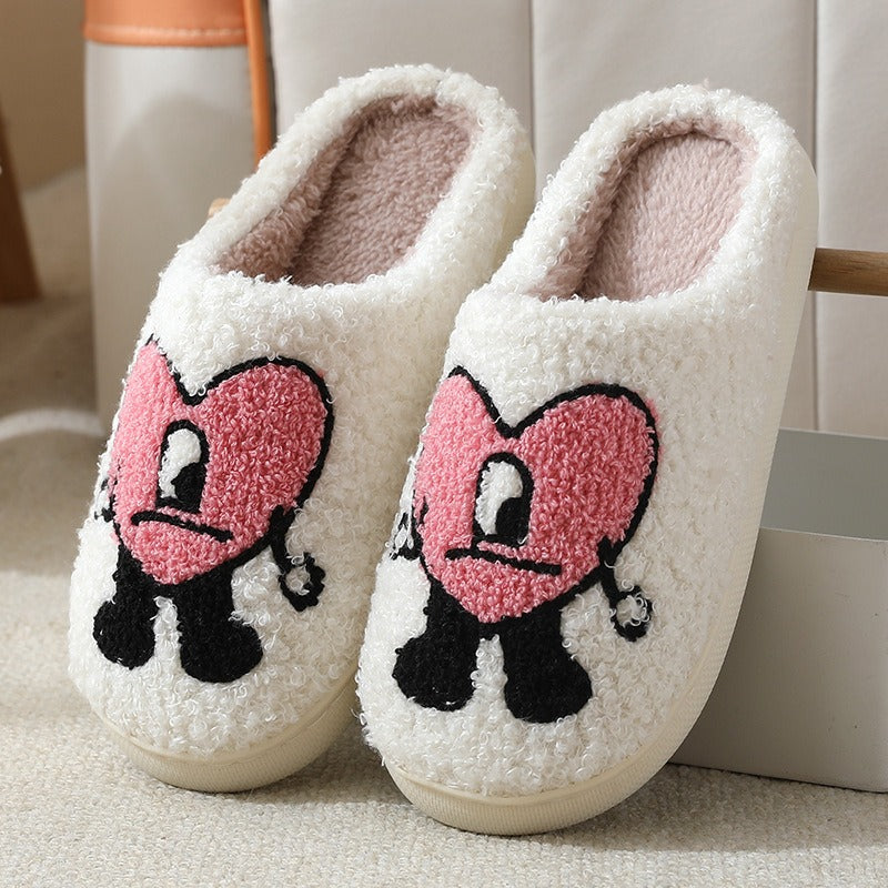 Love Korean  Winter Couple Cotton Slippers