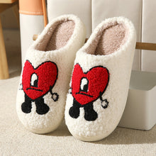 Load image into Gallery viewer, Love Korean  Winter Couple Cotton Slippers
