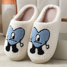 Load image into Gallery viewer, Love Korean  Winter Couple Cotton Slippers
