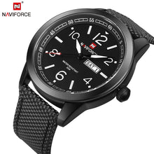 Load image into Gallery viewer, NAVIFORCE Men&#39;s Sports Military Quartz Watch Nylon Strap - Shoppin Daily
