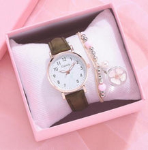 Load image into Gallery viewer, Women Watches Simple Vintage Small Watch Leather Strap Casual Sports Wrist Clock Dress Wristwatches Reloj mujer - Shoppin Daily
