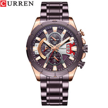 Load image into Gallery viewer, Men&#39;s Watch Six Hand Watch Quartz Watch Steel Band Calendar
