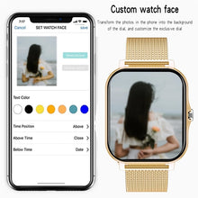 Load image into Gallery viewer, Women Smart watch Men 1.69&quot; Color Screen Full touch Fitness Tracker Bluetooth Call Smart Clock Ladies Smart Watch Women - Shoppin Daily
