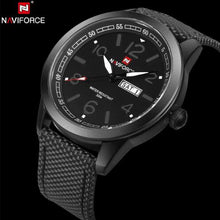 Load image into Gallery viewer, NAVIFORCE Men&#39;s Sports Military Quartz Watch Nylon Strap - Shoppin Daily
