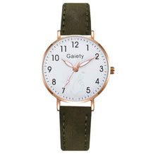 Load image into Gallery viewer, Women Watches Simple Vintage Small Watch Leather Strap Casual Sports Wrist Clock Dress Wristwatches Reloj mujer - Shoppin Daily
