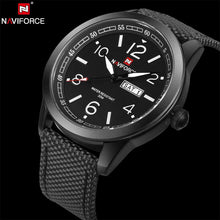 Load image into Gallery viewer, NAVIFORCE Men&#39;s Sports Military Quartz Watch Nylon Strap - Shoppin Daily
