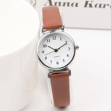 Load image into Gallery viewer, Exquisite small simple women dress watches retro leather female clock Top  brand women&#39;s fashion mini design wristwatches clock - Shoppin Daily
