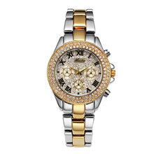 Load image into Gallery viewer, MISSFOX 1846  Women Watches Luxury Watch Women Fashion Fake Chronograph Roman Numerals 18K Gold Ladies Watches Quartz Wristwatch - Shoppin Daily
