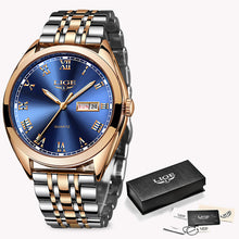 Load image into Gallery viewer, LIGE New Rose Gold Women Watch Business Quartz Watch Ladies Top Brand Luxury Female Wrist Watch Girl Clock Relogio Feminin - Shoppin Daily
