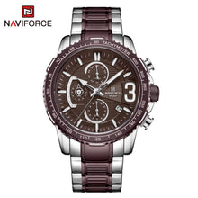 Load image into Gallery viewer, NAVIFORCE Chronograph Watch Mens Watches Top Brand Fashion Business Wristwatch Sport Quartz Date Waterproof Clock Male 2020 New - Shoppin Daily
