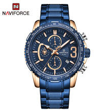 Load image into Gallery viewer, NAVIFORCE Chronograph Watch Mens Watches Top Brand Fashion Business Wristwatch Sport Quartz Date Waterproof Clock Male 2020 New - Shoppin Daily
