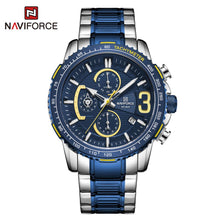 Load image into Gallery viewer, NAVIFORCE Chronograph Watch Mens Watches Top Brand Fashion Business Wristwatch Sport Quartz Date Waterproof Clock Male 2020 New - Shoppin Daily
